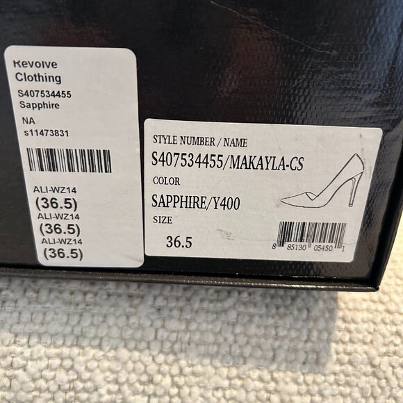 Alice + Olivia “Makayla” Pumps – Sapphire Blue (Size 36.5 / US 6.5) - Picture 7 of 7